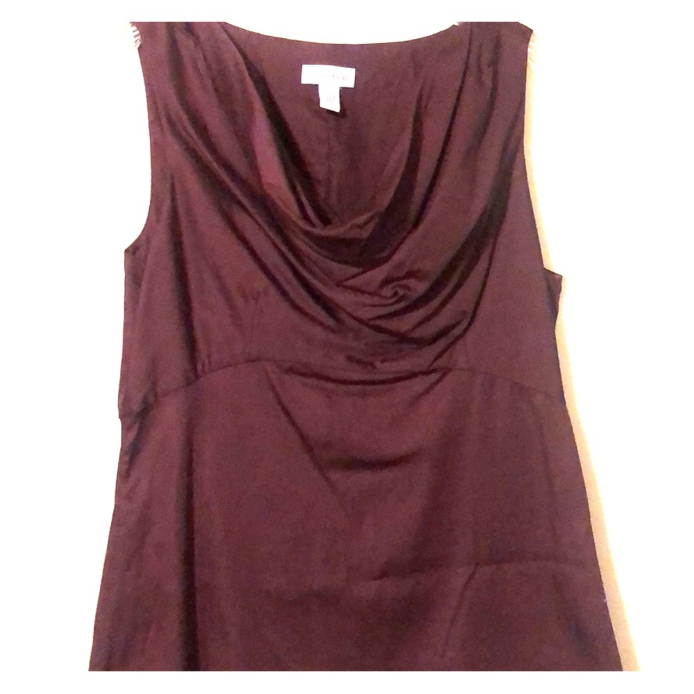 Calvin Klein cowl neck sleeveless top